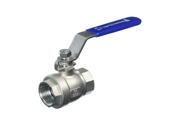 DIN API 6d 3 pouces 6 pouces DN50 PN40 32mm 400 Wog deux pièces 2pc Ss 316 robinet à tournant sphérique