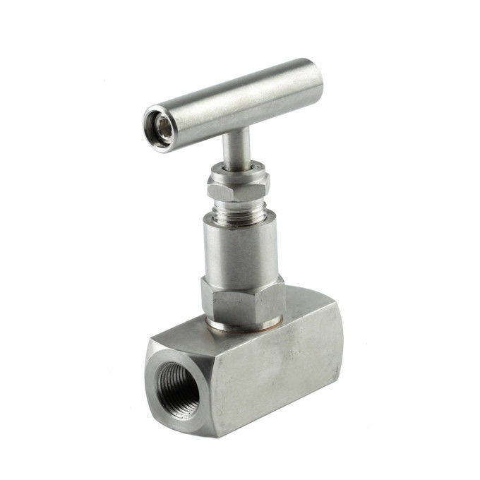 Le fil femelle 1/4&quot; soupape à pointeau de contrôle de flux a coupé Crane Adjustable Needle Valve