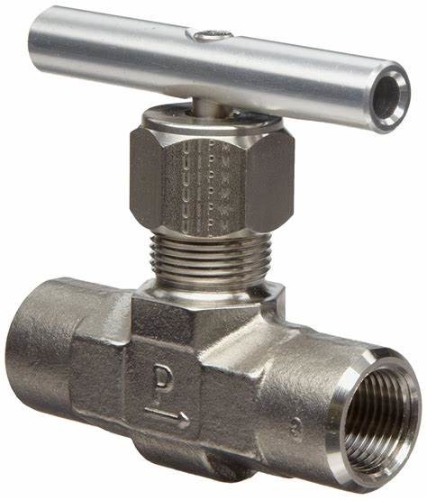 Soupape à pointeau à haute pression 1/2 » MNPT X FNPT d'acier au carbone de soupape à pointeau 60000 livres par pouce carré pour l'eau